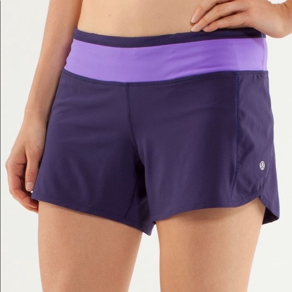lululemon athletica Pants - Lululemon Purple Turbo Run Shorts